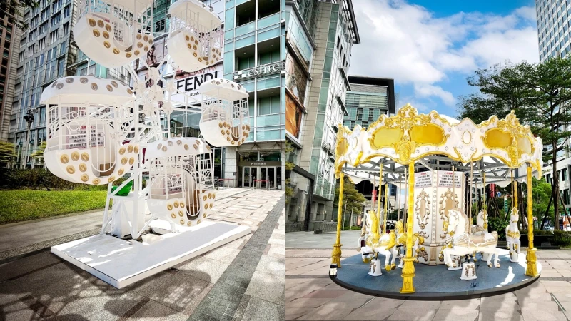 6米高摩天輪降落信義區！誠品生活週年慶變身「奇幻馬戲團」，還有旋轉木馬噴發少女心