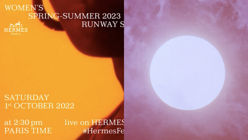 2023春夏巴黎時裝週｜愛馬仕日光漸變預告，10/1晚上8點半線上直播揭曉最新設計
