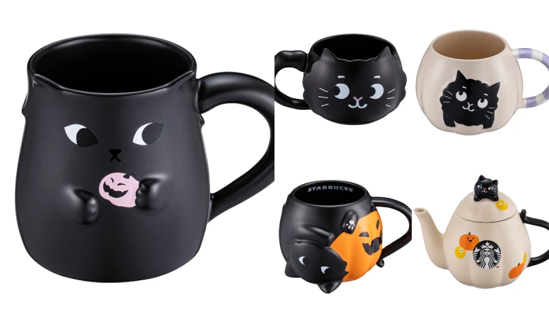 星巴克2022萬聖節黑貓杯登場！加入超萌狗狗款，10款限定馬克杯推薦