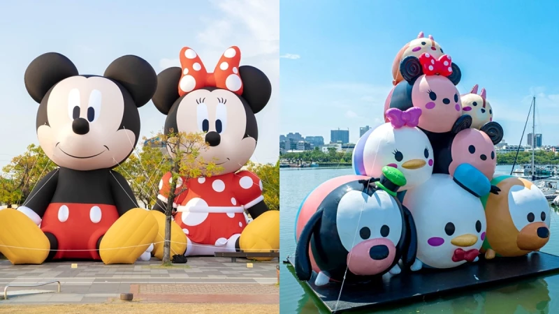 2022迪士尼慶典降落台南安平！15米巨大Tsum Tsum漂浮港灣、米奇米妮加入賣萌必朝聖
