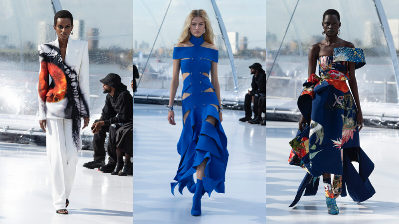 2023春夏倫敦時裝週｜Alexander McQueen超逼真瞳孔印花，3大設計元素帶你看