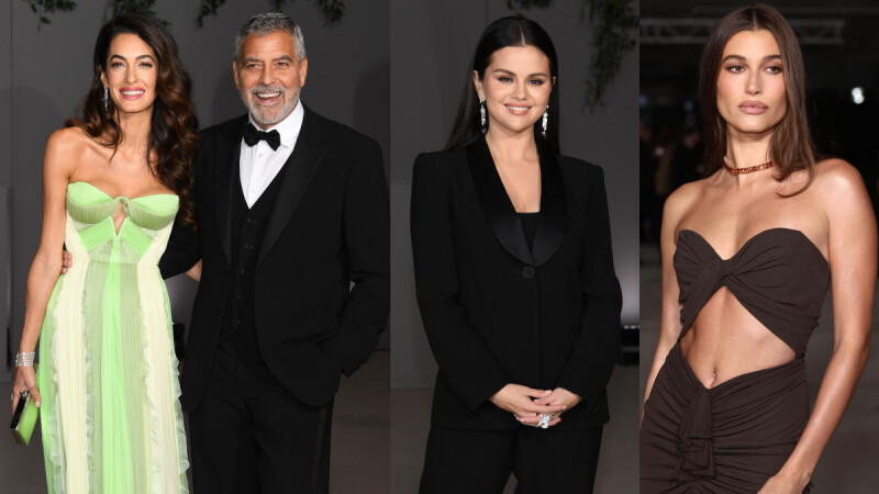 2022奧斯卡電影博物館紅毯太美！喬治克隆尼夫婦連袂出席、Hailey &amp; Selena世紀同框