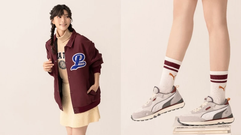 去年被買爆的PUMA TEAM最新秋冬系列登場啦！長春藤學院風的經典復刻層次穿搭，讓女孩們開啟最潮混搭時尚運動模式！