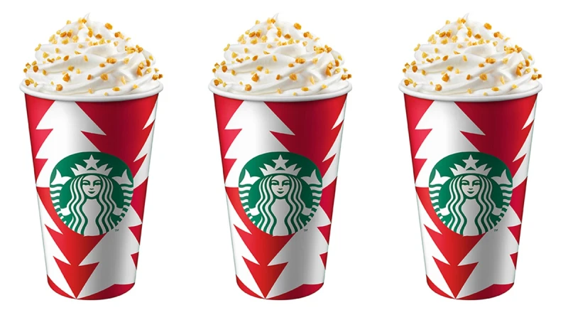星巴克太妃核果風味那堤重磅回歸！香滑鮮奶油、太妃蜜糖碎片完全難以抗拒
