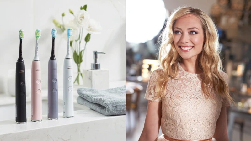 年末節慶的聚會絕對要閃耀登場！交給【飛利浦Sonicare鑽石靚白智能音波電動牙刷】輕鬆打造鑽白美齒，綻放迷人笑容！