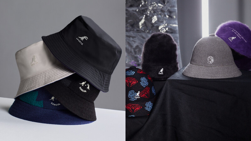 Kangol年末兩大聯名：Sport. b袋鼠+恐龍合體、Nigo &amp;菲董潮牌BBC