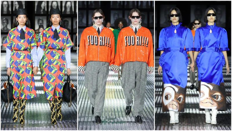 用具象的雙生主題,傳遞人生而獨特的抽象概念,Gucci 2023春夏時裝秀,你看懂了嗎?