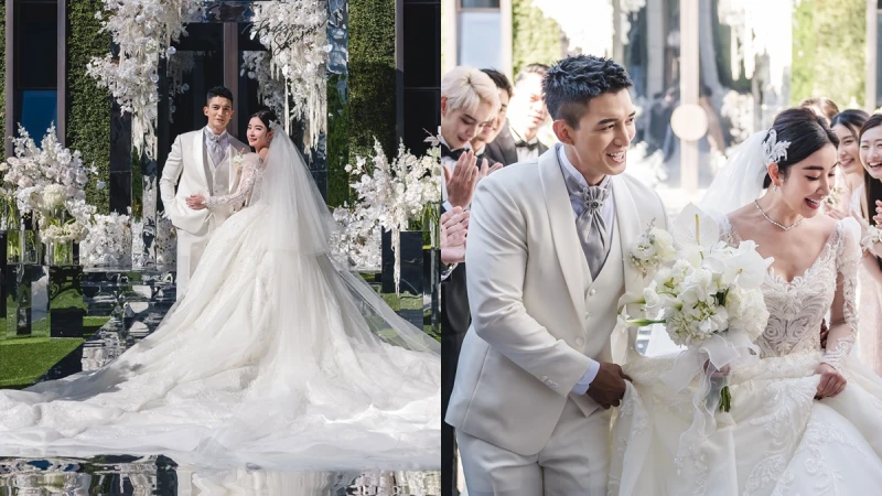 許維恩王家梁補辦浪漫婚禮!絕美婚紗照曝光:「未來會一直牽著妳,我愛妳。」