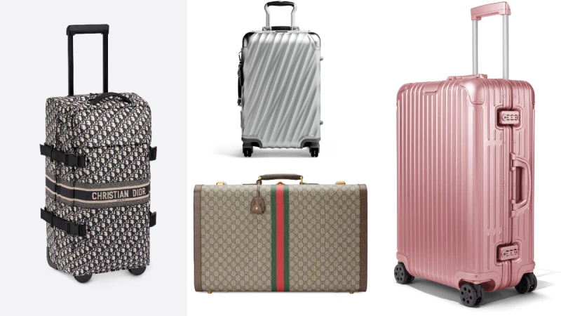 冬日時髦旅行箱盤點，優雅粉色、前衛材質、簡約輪廓...成為你的有型旅伴