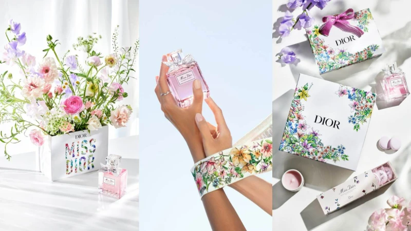 好聞到像初戀的怦然心動香~「Miss Dior花漾迪奧淡香水」繫上高訂單耳蝴蝶節,散發令人悸動的少女明亮花果氣息,2023情人節就用它創造幸福高光時刻!