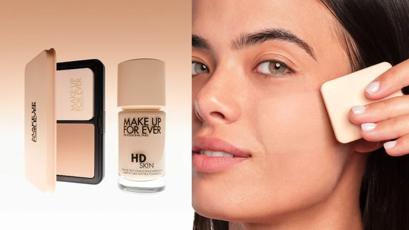 磨皮底妝霸主是它！MAKE UP FOR EVER「HD SKIN粉無痕柔霧空氣粉餅」一抹KO毛孔痘疤，超輕、超遮瑕、超持久！3分鐘實現自然輕透母胎美肌！