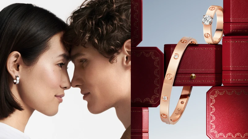 卡地亞小紅盒中的璀璨美鑽，替戀人們在白色情人節傳遞彼此炙熱情意，綻放極致浪漫的愛情光采！