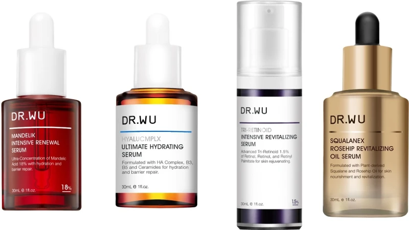 春醫美必Buy推薦！ DR.WU高效保養品解決罩後憂鬱 玻尿酸保濕、角鯊、杏仁酸 明星商品限時買1送1 輕鬆邁向女神之路