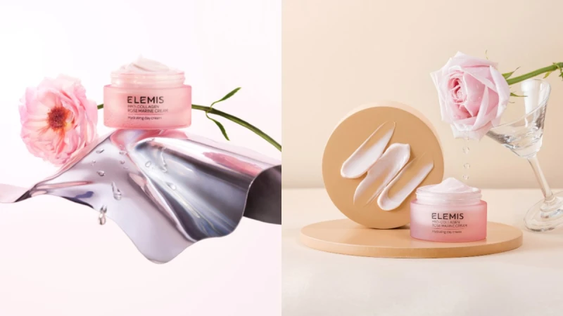 讓美妝控集體陷入瘋狂的ELEMIS玫瑰藍霜秘辛公開！前所未有的肌膚滑嫩感讓人有重新投胎的感覺～M編加碼海洋膠原玫瑰三部曲每天享受小奢華！