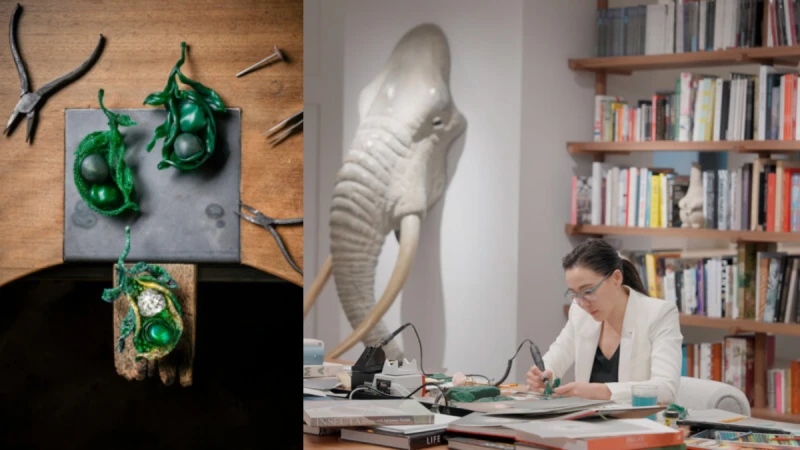 珠寶藝術家 Cindy Chao 獲選蘇富比亞洲 50 周年女性藝術家代表，以珠寶傳遞「一個能思想的女人，才真的是一個力量無邊的人。」