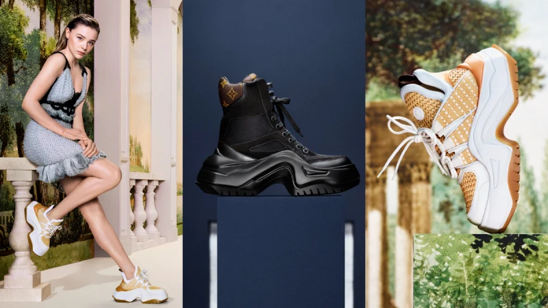 熱門球鞋再進化！LV Archlight 2.0登場，異材質拼接、Y2K風格…三大重點教你搭