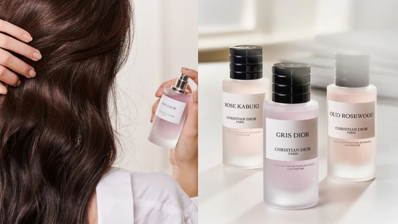 把自身魅力玩得高階又厲害！DIOR香氛世家首度推出「髮香噴霧」，髮香噴霧界的最高級，整個人無形中散發優雅浪漫香氣～