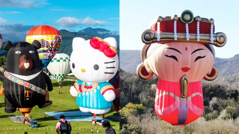 2023台東熱氣球嘉年華日期公開！全新Q版媽祖、無人機回歸，繫留體驗價位、開賣時間資訊