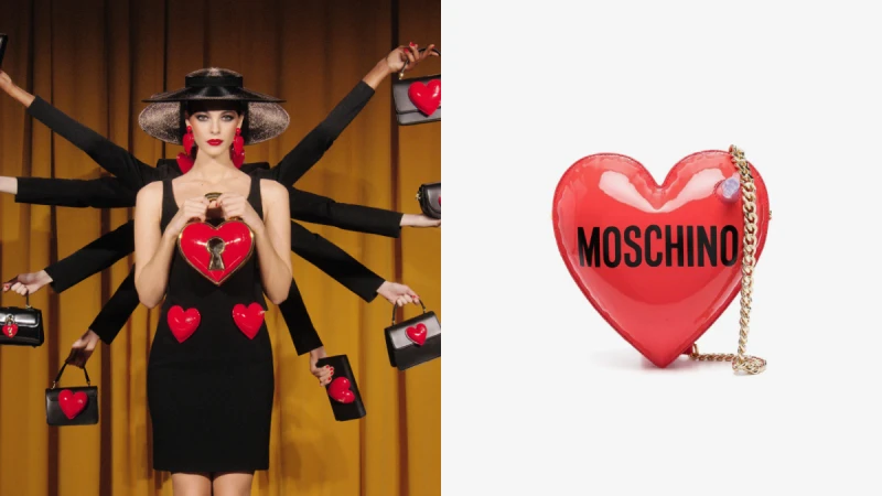 520必備！Moschino愛心單品盤點，充氣愛心短Tee、愛心包...為浪漫佳節做好準備！