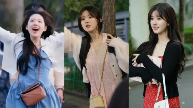 《偷偷藏不住》趙露思6款精品包盤點,桑稚把小香、PRADA、LOEWE都揹上身!
