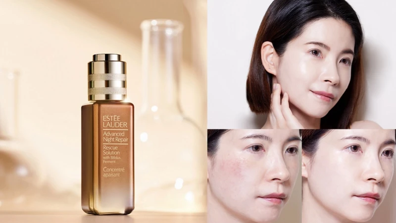 劃時代舒敏安瓶~雅詩蘭黛全新「小棕SOS安瓶」逆轉膚況,夏季泛紅一小時回穩!搭配明星精華「小棕瓶」全方位抗老修護,關鍵保養1+1讓膚況越變越年輕!