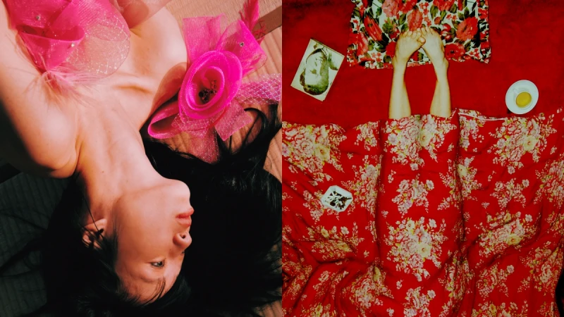 楊登棋(登曼波)回鄉台中東勢客家故事館創作《塑膠禮儀》阿比百陰柔美學的自由狂艷