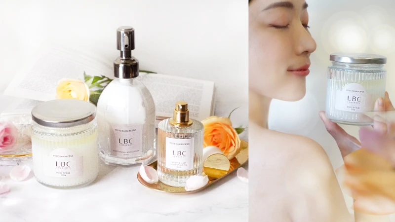 完美韓國女團仙女body全靠「LBC 水漾玫瑰柔潤系列」3部曲，磨砂嫩膚＋極致潤澤＋提亮修護，打造殿堂級養膚發光美肌！