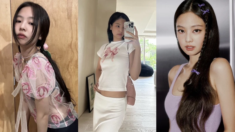 什麼是Bowcore？Jennie近期穿搭掀起蝴蝶結風潮！解析她的Bowcore風格造型如何打造？
