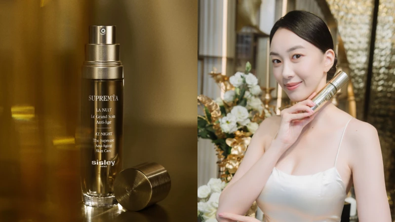 原來夜間修護才是抗老關鍵！夜間修護專用Sisley #奇蹟小金瓶，一滴啟動逆時、彈潤發光登頂，養膚修護力每晚倍速放大絕，當然美成仙！