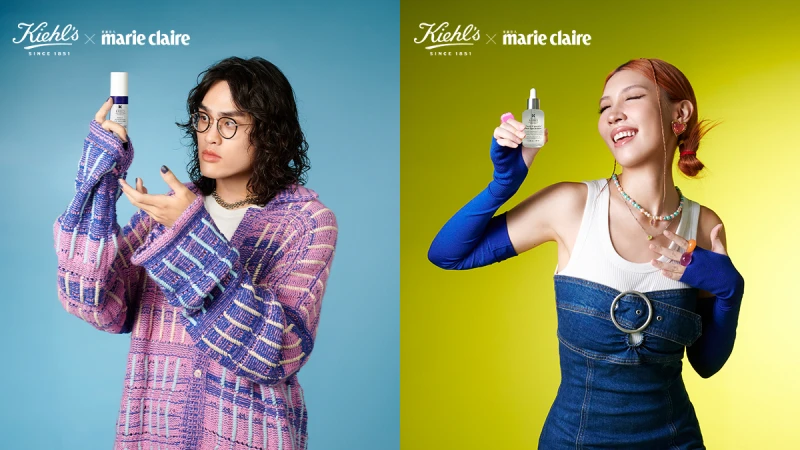最速效的早C晚A你敢不敢一起！Kiehl’s契爾氏連線新生代最潮創作女聲「Karencici」與新世代另類R&amp;B王子「鶴 The Crane」陪你一起把人生高光時刻交給Kiehl’s契爾氏！