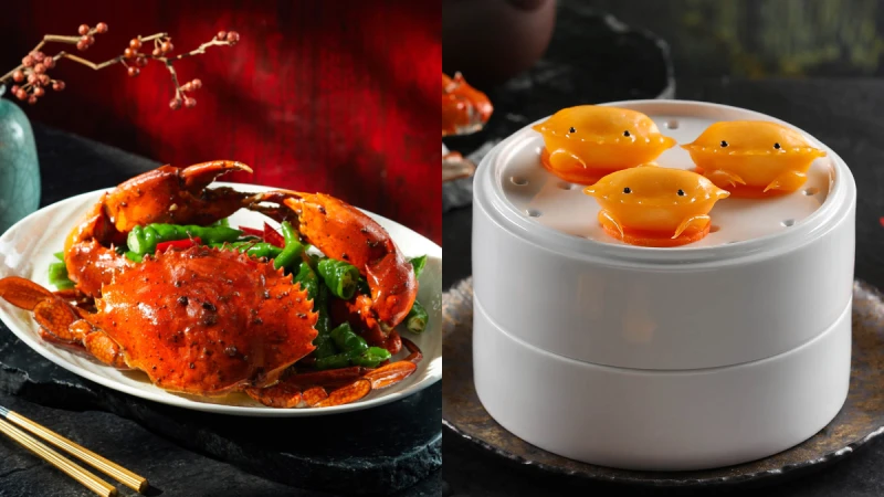 吃螃蟹的季節來啦！望月樓超人氣熱賣品回歸，天然野生萬里蟹、大沙公端上桌