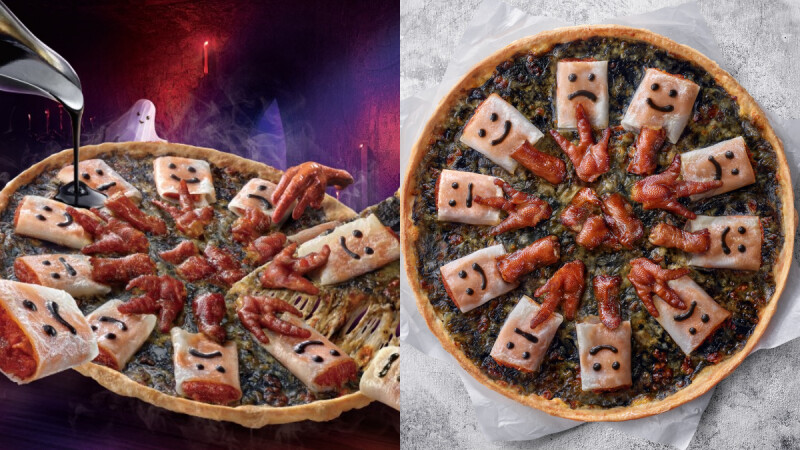 必勝客2023萬聖節口味太狂！推出「幽靈腸粉鳳爪比薩」，驚悚斷手造型你敢嚐嗎？