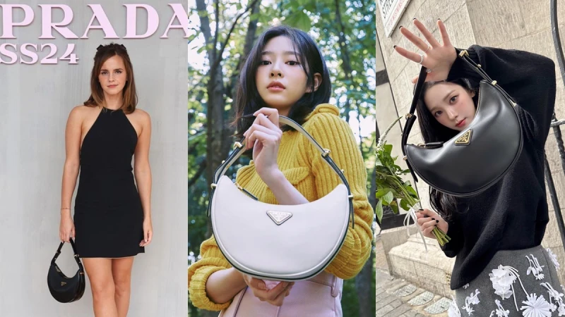 【包你入坑5原因】Prada腋下包接班人Arqué系列誕生！女神Emma Watson、韓國女團成員們都在背