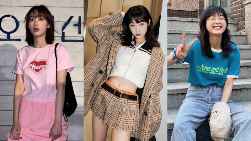 盤點《大力女子姜南順》李瑜美私服穿搭！軟萌多巴胺、甜酷休閒風一次打包