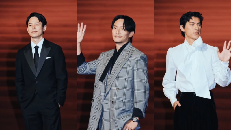 【金馬60】2023金馬紅毯5帥出爐:男神妻夫木聰越簡單越帥!張震、朱軒洋都上榜