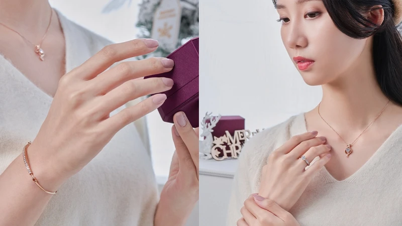 把聖誕氛圍化成炫亮的祝福!京華鑽石推出[蔓延系列]，用SID頂級車工鑽石傳遞情感，讓愛在我們中間無限蔓延！