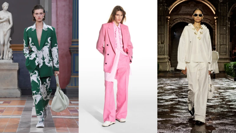 冬日寬鬆風格盤點，單一色系、正裝造型...打造個性風格