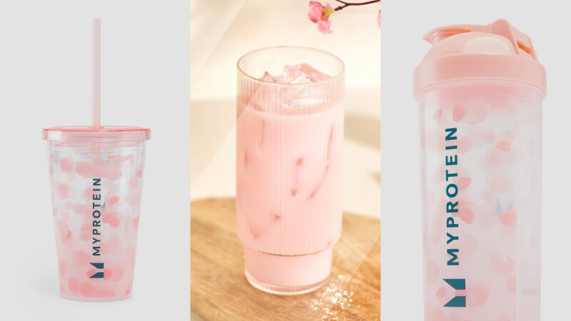 運動女孩尖叫！Myprotein驚喜推出「白桃奶茶高蛋白」、櫻花搖搖杯，健身同時享受春季之美