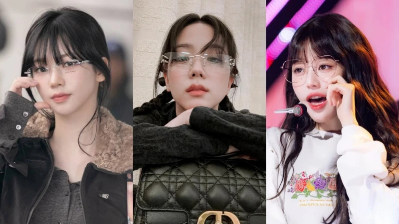 Jisoo時裝週也戴了！Somi、張員瑛都愛上「質感無框眼鏡」，書呆子時尚來臨！