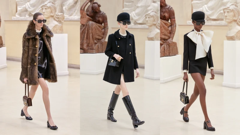 懷舊且現代摩登的CELINE 2024冬季女裝系列，引領眾人重返60年代黃金時期，重塑酷帥優雅時髦女性風貌！