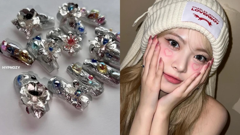 韓星LE SSERAFIM、SEVENTEEN御用美甲師HYPNOZY，獨特創意前衛造型絕不重複、必須認識！