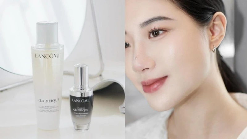 自帶光芒的養膚美學！保養蜜糖蘭蔻小黑瓶x超級極光水，養出素顏好肌底！