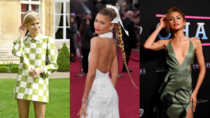 Zendaya《挑戰者》紅毯造型盤點：穿上Loewe網球高跟鞋、Louis Vuitton 25年前款式…演繹網球風時尚