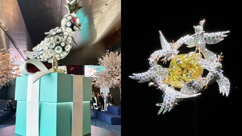 【東京直擊】Tiffany Wonder瑰麗綺境展沈浸式感受187年底蘊！巨型石上鳥、赫本戲服、傳奇黃鑽壓軸
