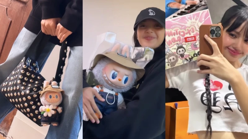 Blackpink Lisa同款吊飾找到了！POP MART旗下拉布布LABUBU公仔，台灣也能買到