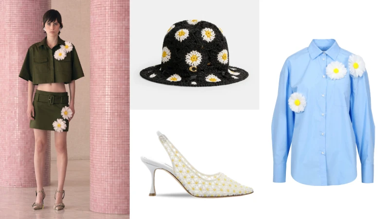 春夏雛菊單品盤點，漁夫帽、長夾、高跟鞋...打造優雅活力造型