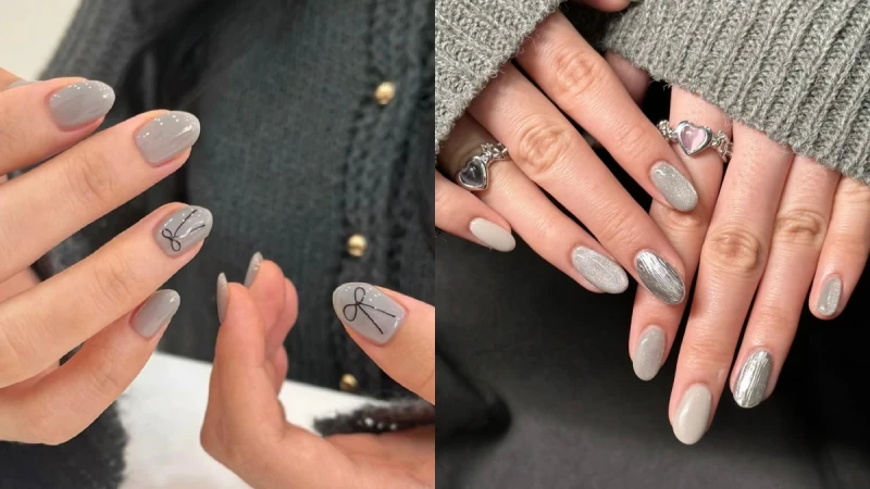 2024格雷系美甲推薦！3大類型灰色指彩打造經典高級感