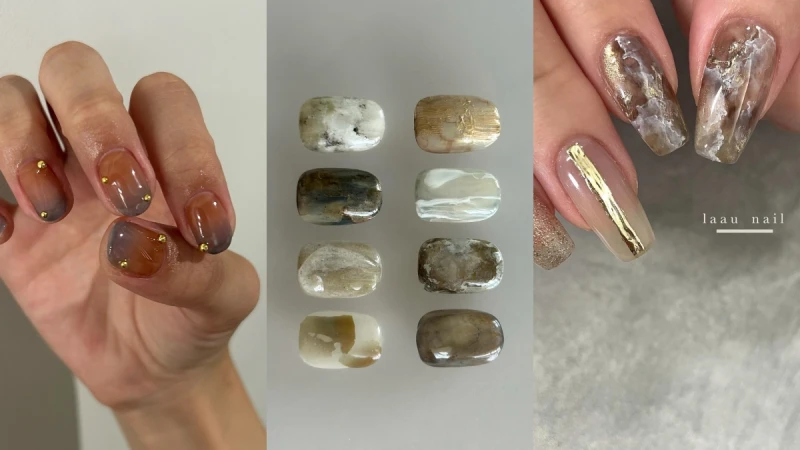 2024高級大人系「澀味美甲」20款推薦!低飽和冷淡風怎麼看都不會膩