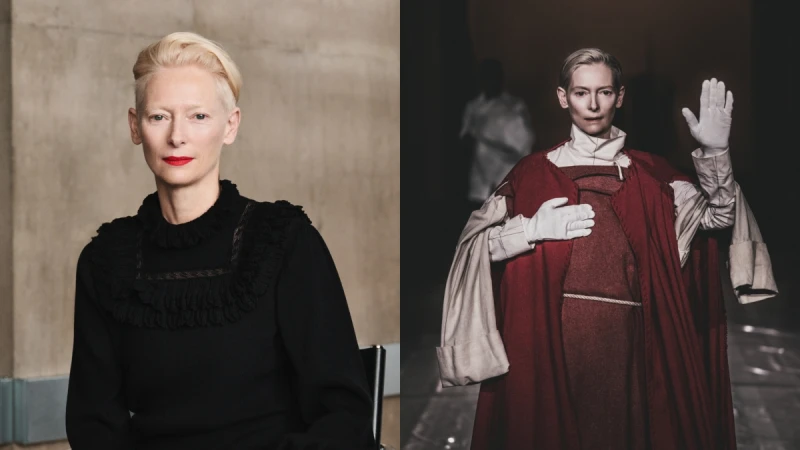 蒂妲史雲頓Tilda Swinton初次來台!8月北藝中心獨家演出《親愛的帕索里尼》重新演繹30套傳奇電影服裝,向義大利名導致敬