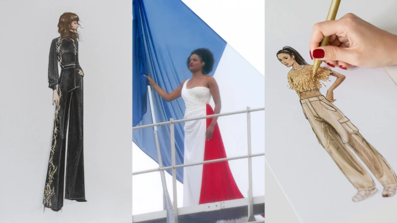 2024巴黎奧運｜法國歌手Dior高訂表演服解析，Juliette Armanet、Aya Nakamura...等人皆穿著